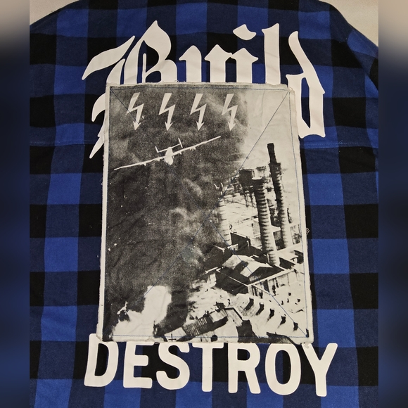 Oversized Flannel Button Down - Picture 5 of 5